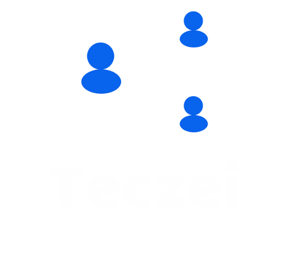 Logo Teczei - Simbolo que faz alusão ao compartilhamento de conhecimento